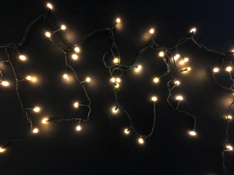 String Lights with a Vintage - Style Bulb for a Nostalgic LookCelebrations LED Micro/5mm Clear/Warm White 150 ct String Christmas Lights 16.4 ft.