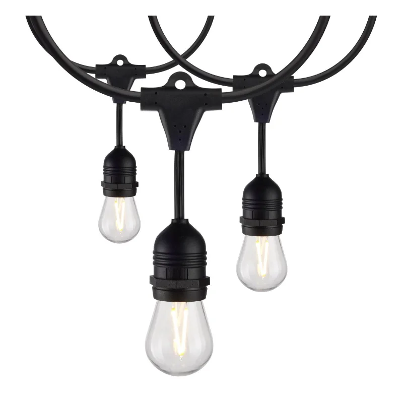 String Lights with a Timer Function for Automatic On/OffSatco S8030 24-ft 12 Lamps LED String light