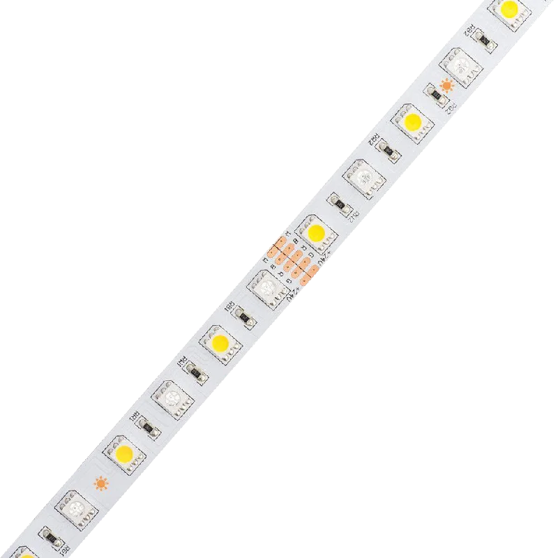 String Lights with a Dimmable Feature for Customizable Lighting IntensitySL08 Strip Light RGBW 5050 4.5W/ft DC24V Low Voltage LED Indoor IP20 UL SMD Tape Light